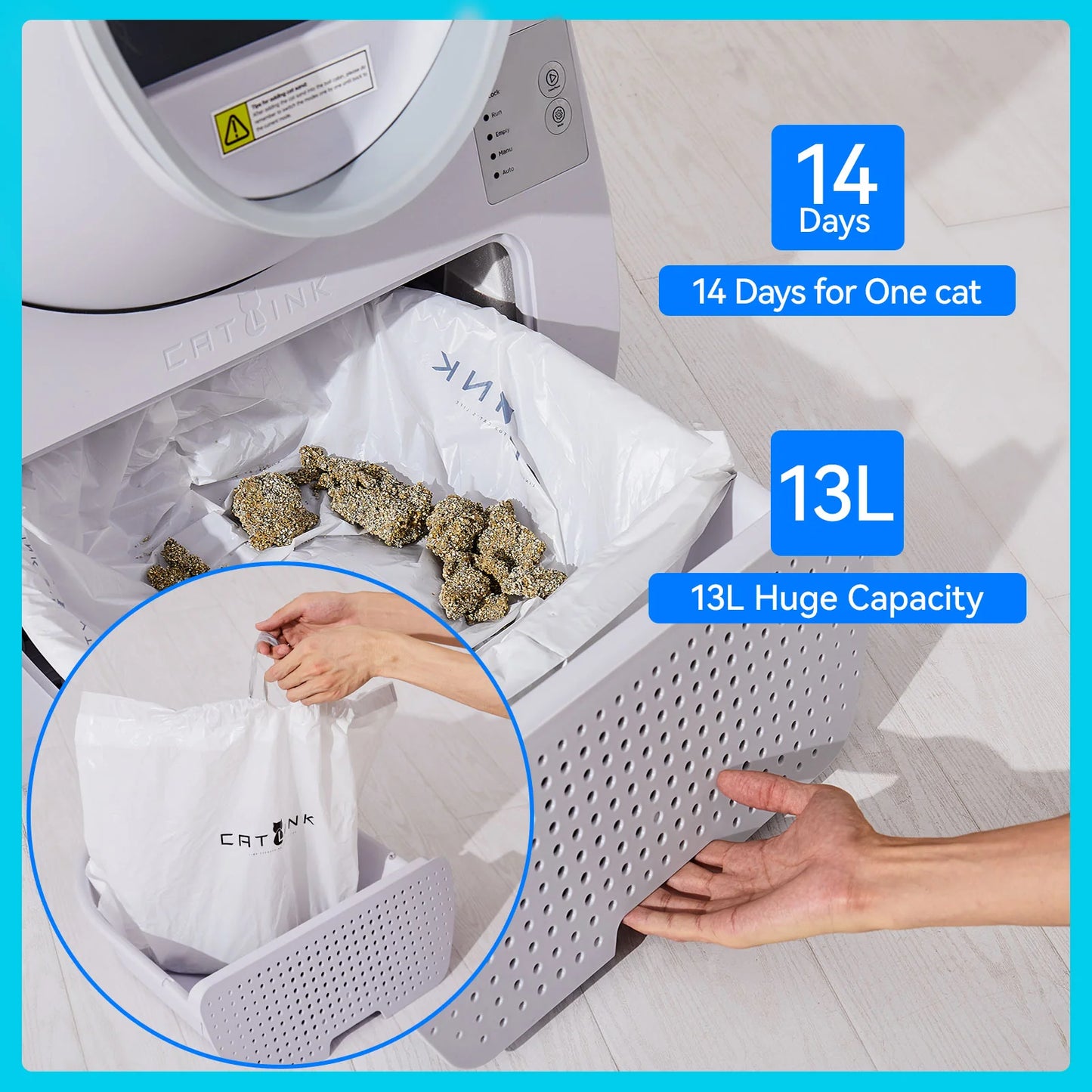 CatLink Self Cleaning Litter Box - Scooper Young Pro-X