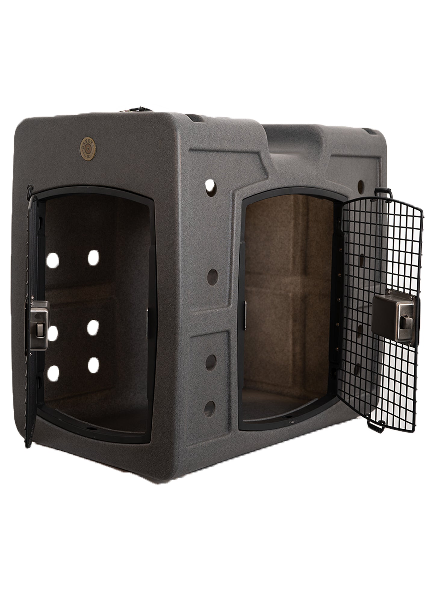 Dakota 283 Side Entry Kennel - Medium - Dark Granite