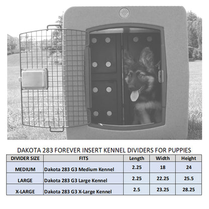 Dakota 283 Forever Insert Kennel Divider with Dakota Guard Antimicrobial